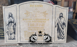 Nisan Kuburan Bongpay Kristen Bahan Marmer Lokal Berkualitas