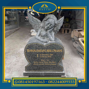 Nisan Kristen Patung Baby Angel Granit Nisan Kristen Patung Baby Angel Granit