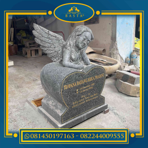 Nisan Kristen Patung Baby Angel Granit Nisan Kristen Patung Baby Angel Granit