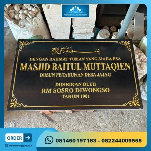 Harga Prasasti Granit Hitam Ukir Harga Prasasti Granit Hitam Ukir