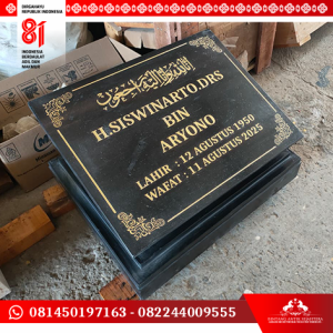 Contoh Nisan Marmer Trap Kotak