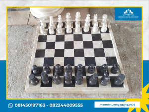 Set Papan Catur Marmer Asli Set Papan Catur Marmer Asli