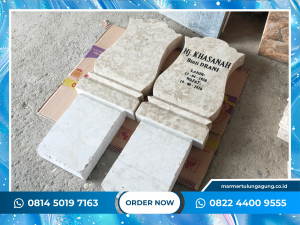 Batu Nisan Tancap Marmer Minimalis