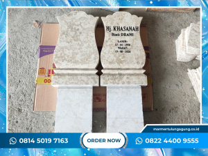 Pengrajin Nisan Marmer Tancap Custom
